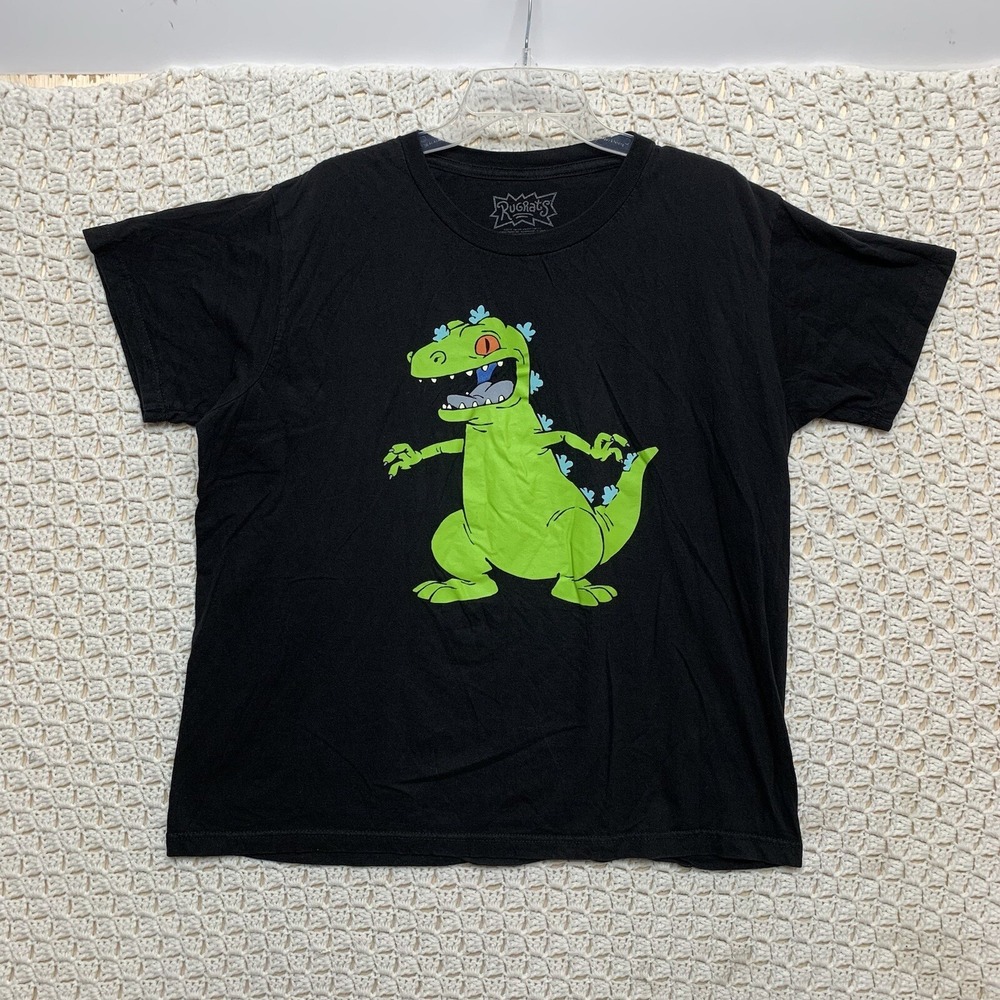 Rugrats  T-Shirt‎ Men's XL Black Short Sleeve Graphic T  Crew Neck